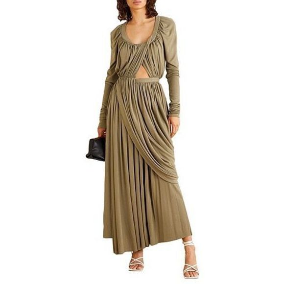 Proenza Schouler Dresses & Skirts - PROENZA SCHOULER Jersey Draped Pleated Midi Dress